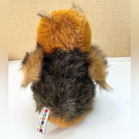 NWT Vintage 8” Hoot Owl Plush Hoo Tan Realistic Bird Aurora Plush A&A Stuffy - Picture 3 of 13